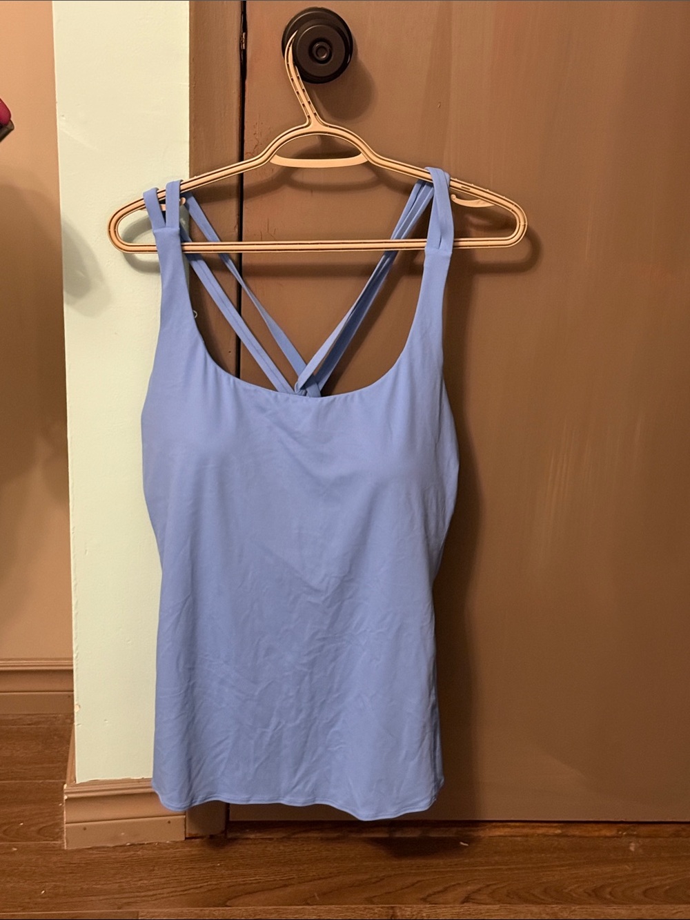 HALARA Blue and Black Double-Strap Athletic Tank Tops